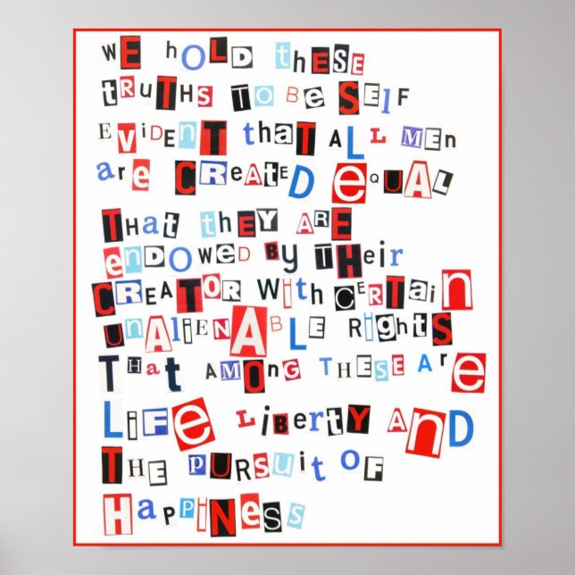 Wir halten diese Wahrheiten... Poster (Vorne)