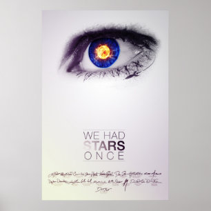 Wir hatten einmal Sterne (gezeichnetes Poster) Poster
