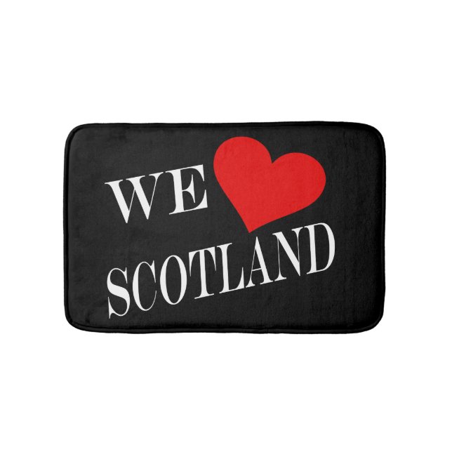 Wir Heart Scotland wt bmcnt Badematte (Vorderseite)