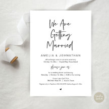 Wir heiraten, Elopement Dinner Dinner I