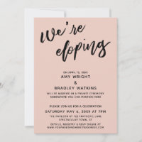 Wir heiraten moderne Handschrift-Typografie Röte