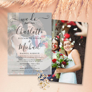 Wir heiraten Teil 2 Hochzeit 2 Foto-Folge-Drehbuch Einladung