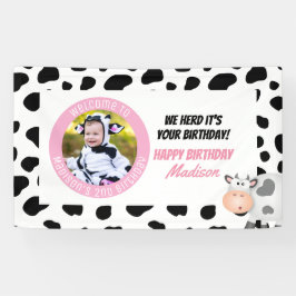 Wir Herd Es ist Ihr Geburtstagsjunges Heilige Kuh Banner