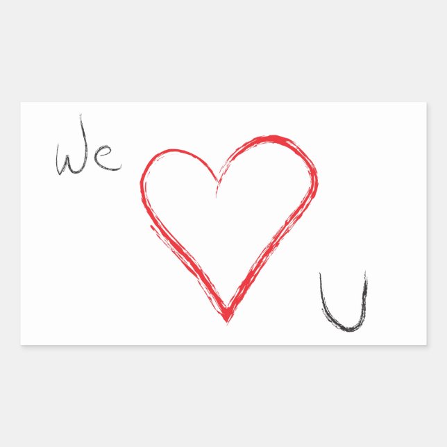 wir heulen Aufkleber (Vorderseite)