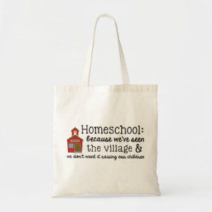 "Wir Homeschool" Leinwand-Tasche Tragetasche