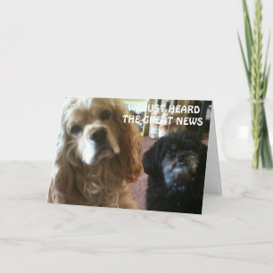 WIR HÖREN NUR DIE NACHRICHTENKARTE KARTE