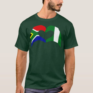 Wir hören Südafrika Nigeria Patriot Flag Serie T-Shirt