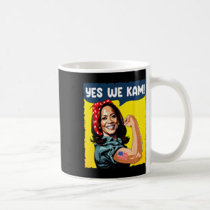 Wir Kam Rosie The Riveter für Präsident Kamala Har Kaffeetasse