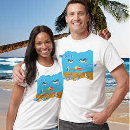 Wir kamen, wir sahen, wir aßen alles Lustige Möwe  T-Shirt