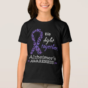 Wir kämpfen gemeinsam - Alzheimer-Bewusstsein Tri-Blend Shirt