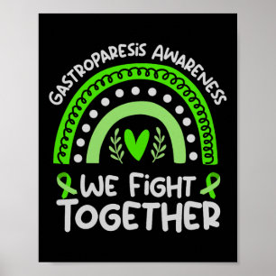 Wir kämpfen gemeinsam _ Gastroparesis Awareness Co Poster