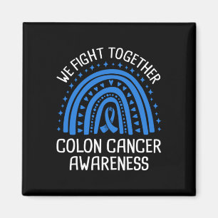 Wir kämpfen gemeinsam gegen Colon Cancer Awareness Magnet