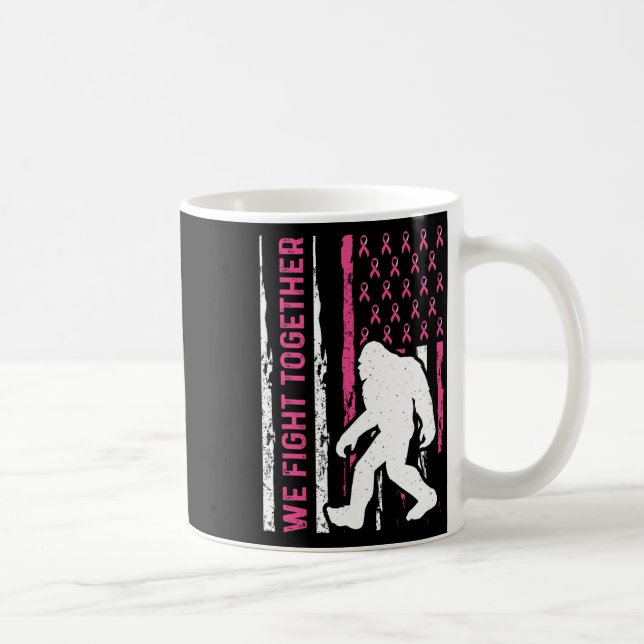 Wir kämpfen gemeinsam gegen den Brustkrebs - Ameri Kaffeetasse (Rechts)