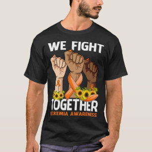 Wir kämpfen gemeinsam mit LEUKEMIA AWARENESS Sonne T-Shirt