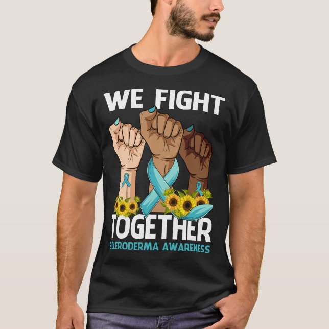 Wir kämpfen gemeinsam mit SCLERODERMA AWARENESS So T-Shirt (Vorderseite)