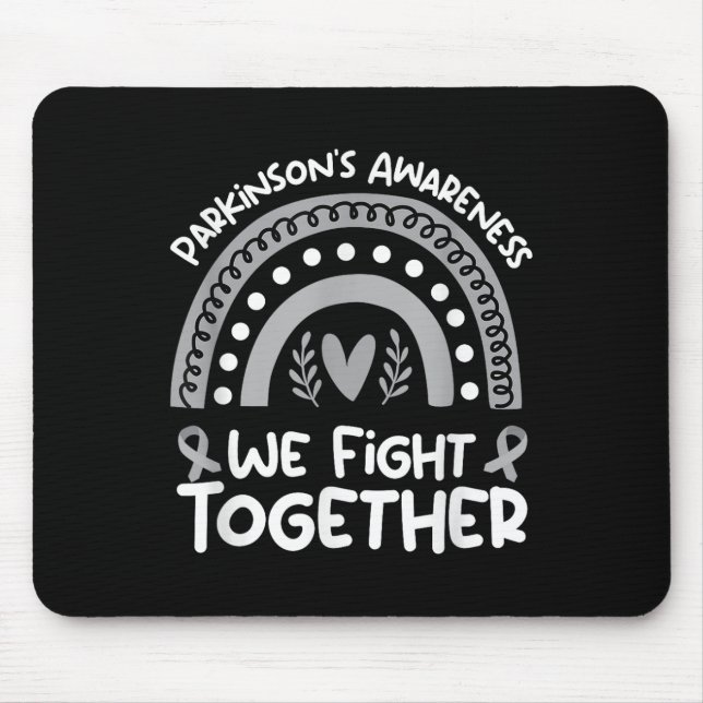 Wir kämpfen gemeinsam Parkinson Bewusstsein _ Park Mousepad (Vorne)