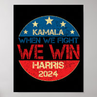Wir kämpfen um den Sieg 2024 Kamala Harris für den