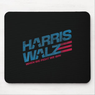 Wir kämpfen um Kamala Harris Cat Lady Boho Mousepad