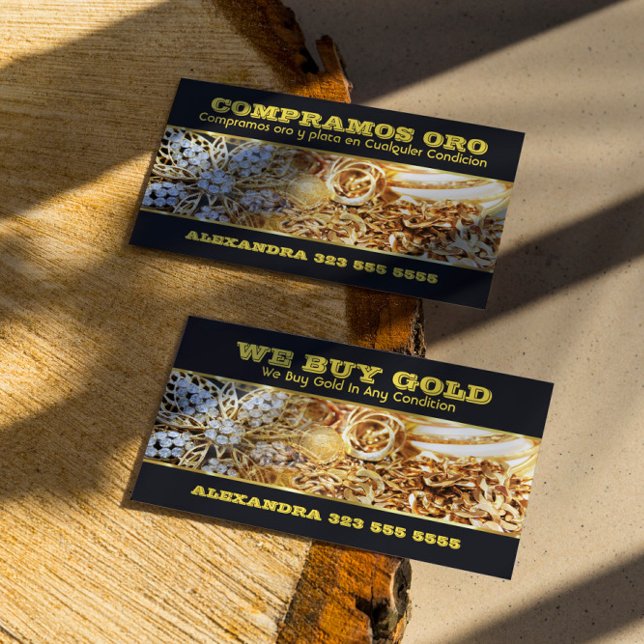 Wir kaufen Gold Business Card Visitenkarte (Von Creator hochgeladen)
