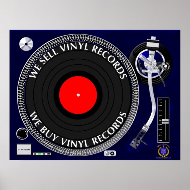 WIR KAUFEN VINYL-PLATTEN POSTER (Vorne)