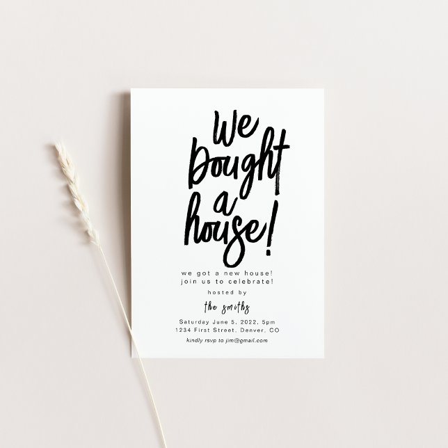 Wir kauften ein Party für das Haus Einladung (Von Creator hochgeladen)