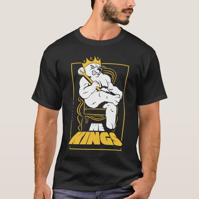 Wir Kings Bear King T-Shirt (Vorderseite)