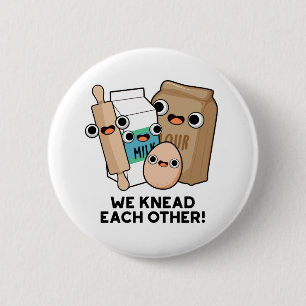 Wir kneten einander einen lustigen Backpuffer Button