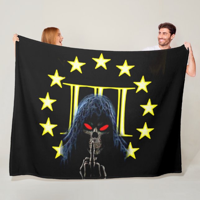 WIR KOMMEN FLEECEDECKE (Beispiel)
