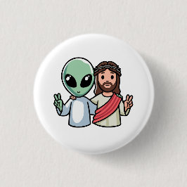 Wir kommen in Frieden Button