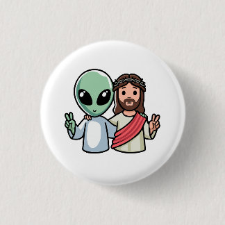 Wir kommen in Frieden Button