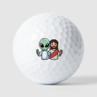 Wir kommen in Frieden Golfball