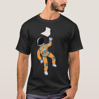 Wir kommen in Frieden - schwimmender Astronaut T-Shirt