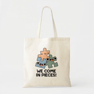 Wir kommen in Pieces Funny Jigsaw Pub Tragetasche