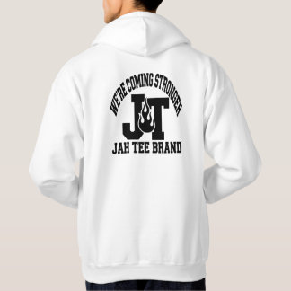 Wir kommen stärker Weiße Kapuzenjacke JT Flame Var Hoodie