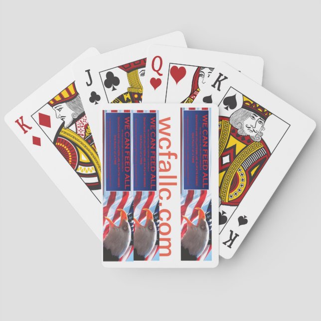 Wir können alle füttern spielkarten (Rückseite)