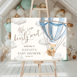 Wir können Babydusche frühzeitig abwarten Poster