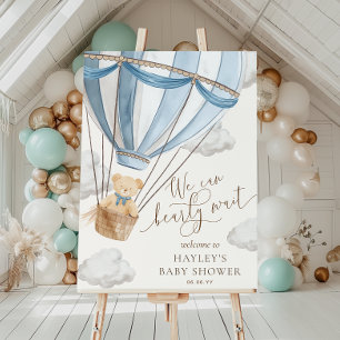 Wir können Babydusche frühzeitig abwarten Poster