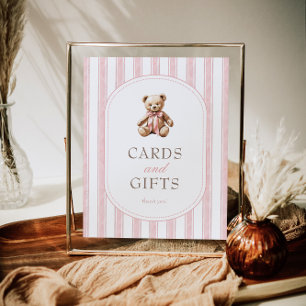 Wir können Babyduschkarten und Geschenke-Zeichen f Poster