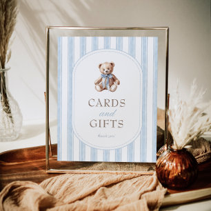 Wir können Babyduschkarten und Geschenke-Zeichen f Poster
