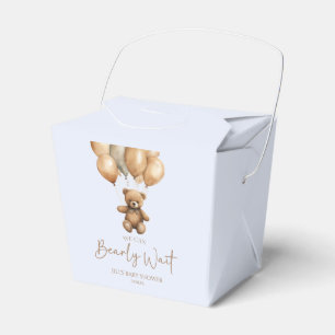 Wir können Boho Teddy Bear Baby Dusche frühzeitig Geschenkschachtel