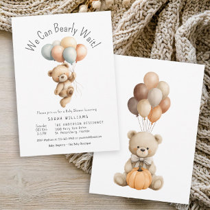 Wir können den Teddybär mit Balloons frühzeitig ab Einladung