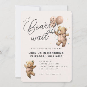 Wir können die Babyparty kaum erwarten Einladung