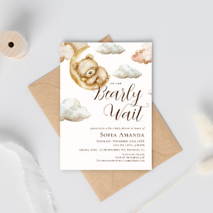 Wir können die Cloud Moon Babydusche frühzeitig ab Einladung