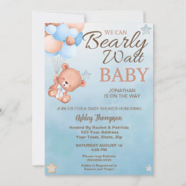 Wir können die Einladung eines Babyduschers abwart