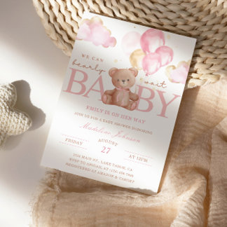 Wir können die Einladung eines Babyduschers abwart
