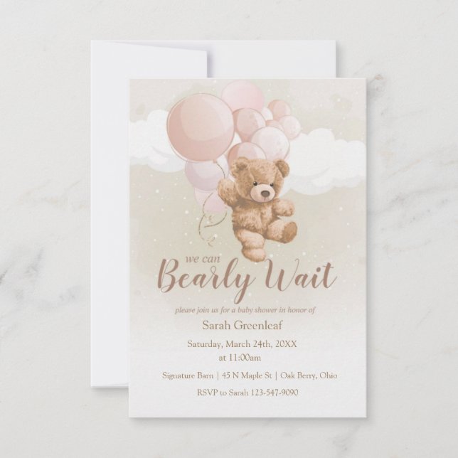 Wir können die Einladung frühzeitig abwarten (Vorderseite)