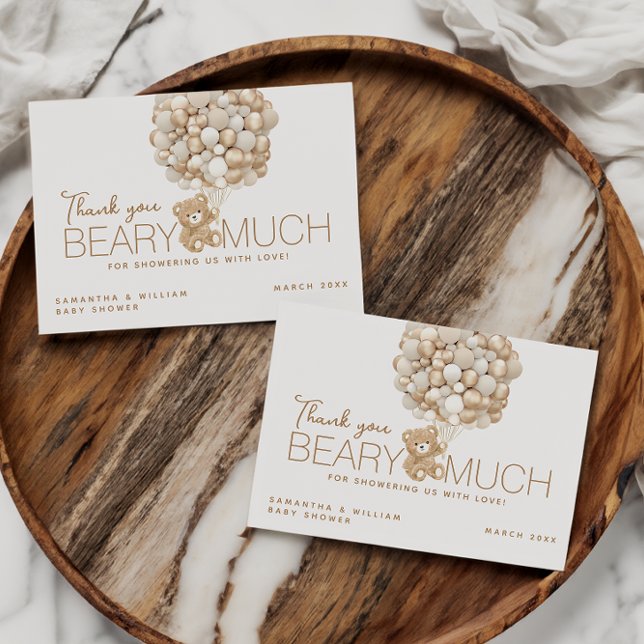 Wir können die neutrale Babydusche für das Geschle Dankeskarte (Von Creator hochgeladen)