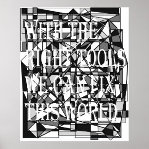 Wir können dieses Weltposter reparieren Poster