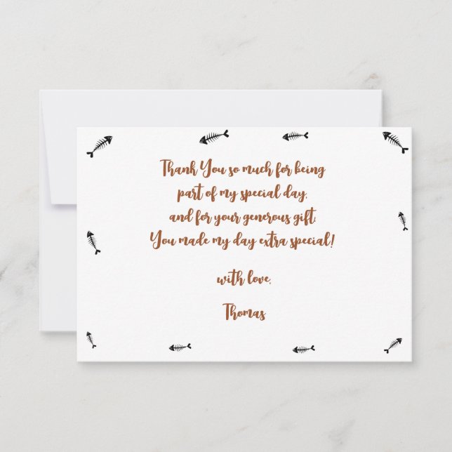 wir können es glauben Kindergeburtstag Dankeskarte (Vorderseite)