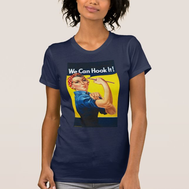 Wir können es haken! - das T-Stück der Frauen T-Shirt (Vorderseite)